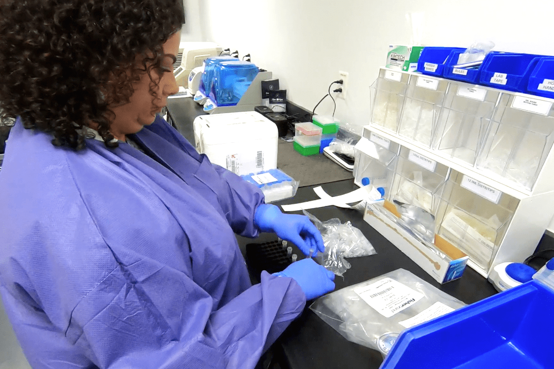 NSRI Scientist in Lab