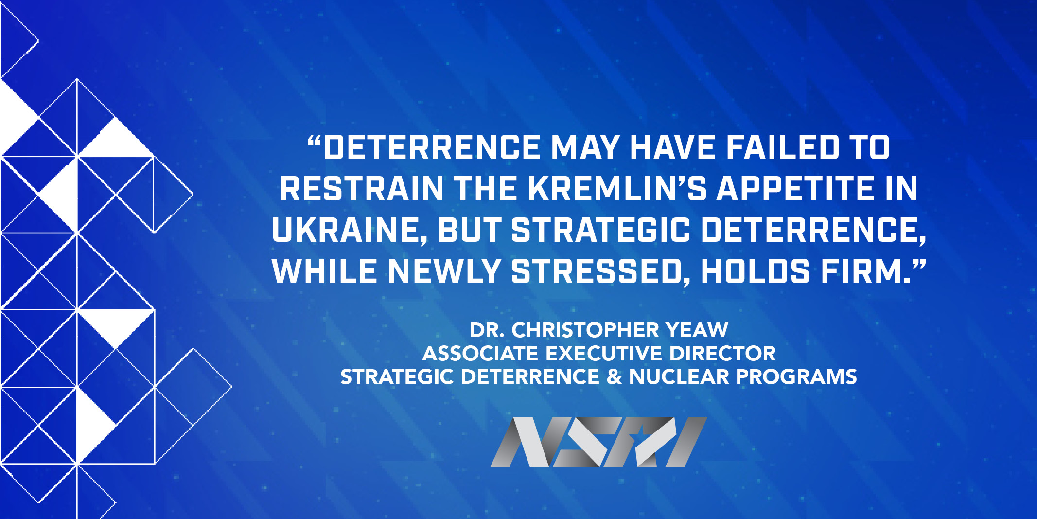 "Strategic Deterrence Holds Firm" — NSRI Expert Weighs In On Russia's ...