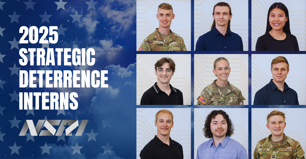 Display of multiple Strategic Deterrence Interns