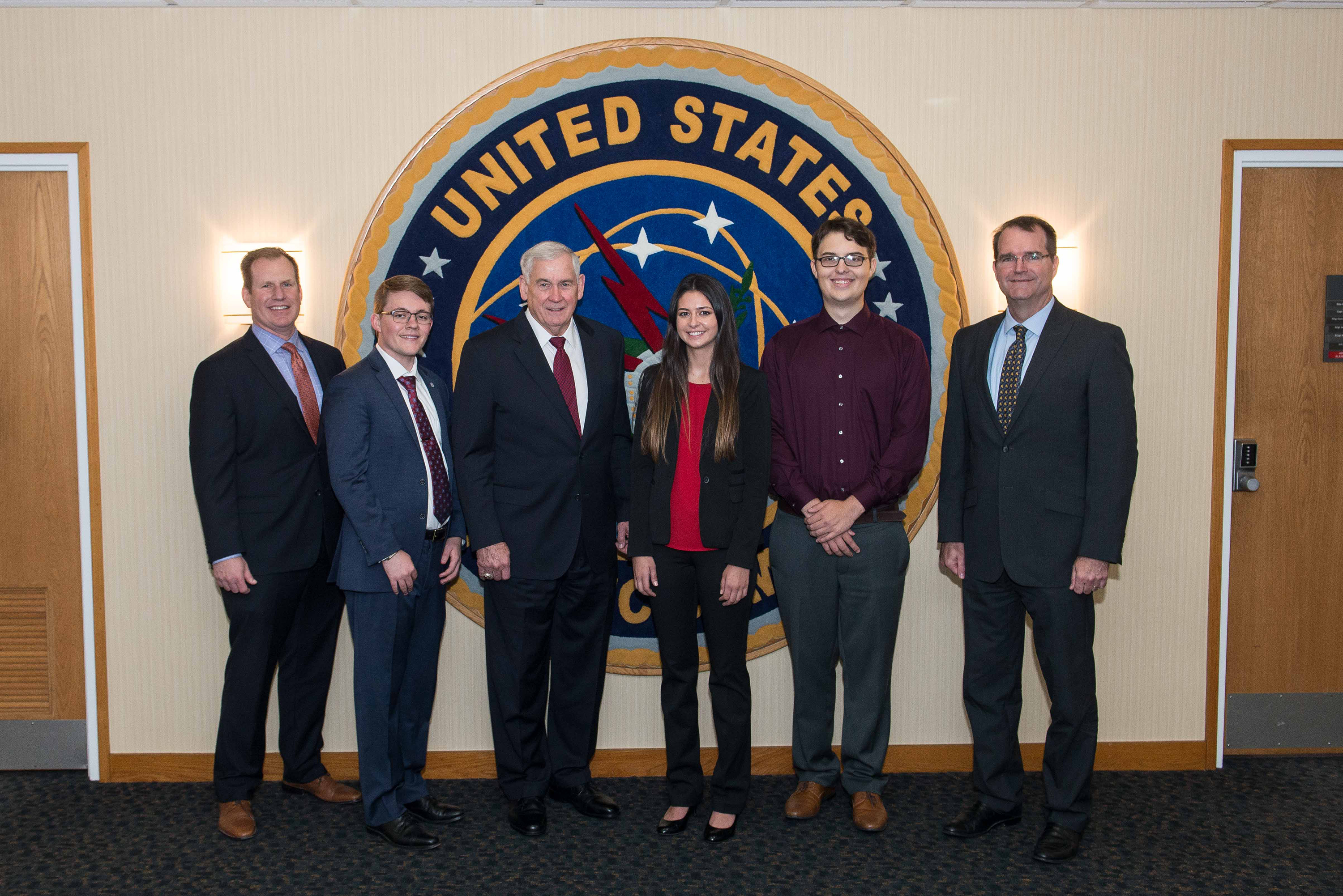 NSRI leadership and students at USSTRATCOM 2018