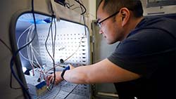 investigates thermally induced nonlinear acoustic effects